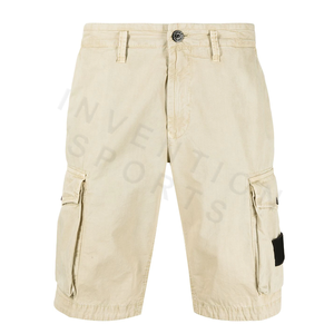 Meilleures ventes Shorts cargo classiques pour hommes Shorts multi-poches respirants de couleur claire et unie à vêtements décontractés à des prix complets - Product Image 1