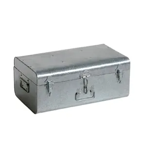 Factory direct supplier galvanized trunk box admirable design customized size tin box for clothes storage box