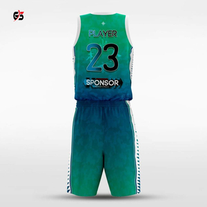 Tissu Jersey 100% Polyester, personnalisé, clubwear, Design imprimé, ensemble unisexe court, produit OEM de haute qualité - Product Image 2