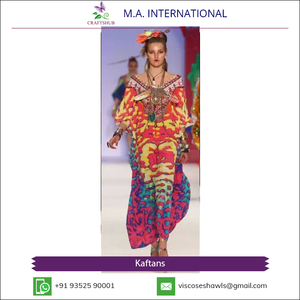 Bulk Sale on <b>Top</b> Notch Quality Chiffon <b>Kaftan</b> Beachwear Dresses with Breathable & Quick Dry Features at Low Market Price - Product Image 5