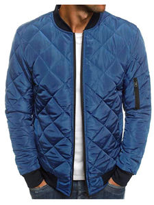 Veste d'hiver pour hommes personnalisée en gros style formel avec capuche à col montant imperméable rembourré bulle matelassé bouffant pour l'extérieur - Product Image 2