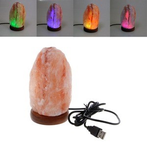 Vente chaude meilleur design personnalisé fait à la main USB lampe au sel naturel de l'Himalaya/lampe naturelle rose/lampe de haute qualité lumière changeante de couleur - Product Image 3