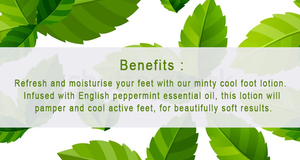 โลชั่นบำรุงเท้าจากเปปเปอร์มินท์ทำความเย็นครีมทาเท้าธรรมชาติพร้อมกลิ่นสดชื่นผลิตภัณฑ์ดูแลร่างกายคุณภาพสูง - Product Image 4