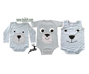 Venta al por Mayor de Monos de Primavera para Bebés, Unisex, 100% Algodón Orgánico, Transpirables, con Cierre de Botones a Presión - Product Image 2