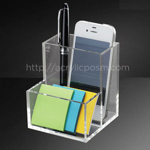 ot Sale <b>Acrylic</b> Clear Desk Organizer Desktop Book Holder Clear Office File Organizer - Product Image 6