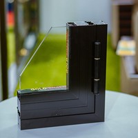Kachu — portes et fenêtres en Aluminium, cadre en alliage disponible en couleur noire, allonge le Vietnam
