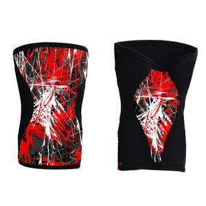 Rodillera de neopreno para levantamiento de pesas, funda deportiva de alta resistencia, mangas ajustables de 7 mm - Product Image 4