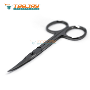 Tijeras para Cejas de Acero Inoxidable de Alta Calidad con Punta Curva y Afilada, Marca Privada, Empaque Personalizado, Logotipo Personalizado - Product Image 4