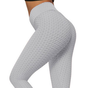Pantalones de Yoga anticelulíticos de cintura alta para mujer, mallas ajustadas para gimnasio, colores atractivos, precio al por mayor corto - Product Image 5