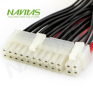 Đầu Nối ATX 24 Chân OEM Đến 20 + 4 Chân Bộ Lắp Ráp Dây Cáp 1007 20awg - Product Image 1