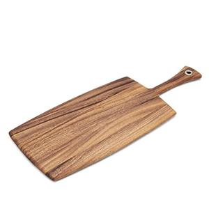 Tabla de cortar de madera hecha a mano, Rectangular, cuadrada, para servir, de madera, artesanal Rural de la India - Product Image 2