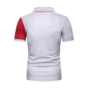 Hommes Polo Chemise Essentials Logo Personnalisé Col Côtelé Hommes Regular Fit Coton Piqué Polo - Product Image 4