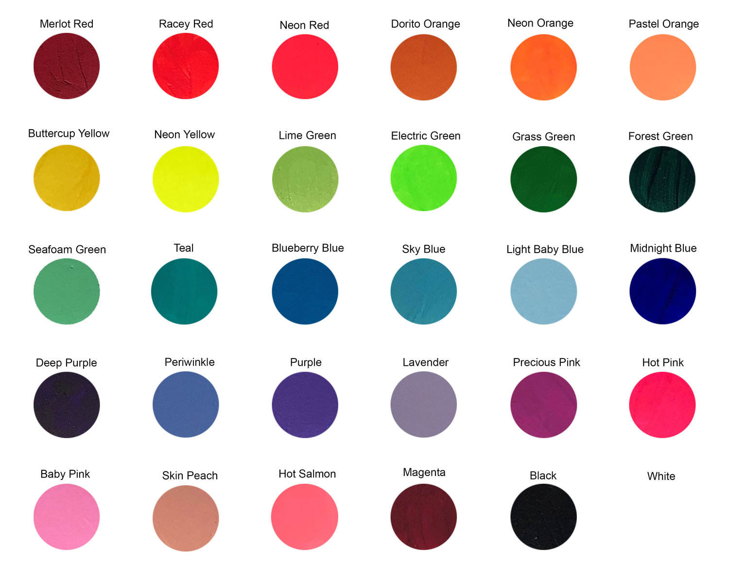 All colors available