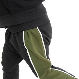 Ropa deportiva para niños, chándal de algodón/polar hecho con cuello redondo, jersey con capucha - Product Image 3