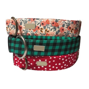 ปลอกคอผ้าฝ้ายแท้ขนาด1.5นิ้วสำหรับฝึกสุนัขวิ่งสายจูงเสริมบุนวมคุณภาพสูงสำหรับงานหนัก - Product Image 1