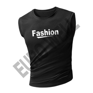 Vêtements de sport confortables en coton sans manches maillots de sport athlétiques respirants débardeurs de fitness pour hommes - Product Image 5