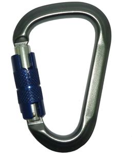 HMS Shape Taiwan Twist Lock Rock Climbing Carabiner Made Of Aluminum - Product Image 1