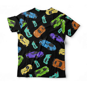 Men's Summer Trendy Outdoor Sports T-<b>Shirt</b> New Sublimation Print Polyester/Cotton Top with Private Label - Product Image 2