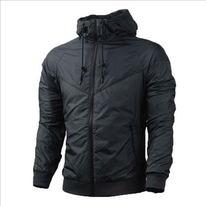 Wholesale 2021 Customized Men's Windbreaker Jackets New Plus Size Waterproof Reversible Zipper Hooded Casual Winter Coat <b>Stand</b> - Product Image 2