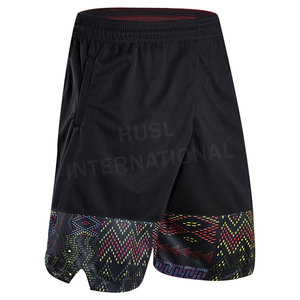 Pantalones cortos de baloncesto hechos a medida para niños y adultos, el más nuevo diseño de malla a granel con bolsillos, transpirable, de talla grande, temporada de verano - Product Image 1