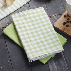 Serviettes de cuisine teint en fil de coton, 8 pièces, 100% - Product Image 4