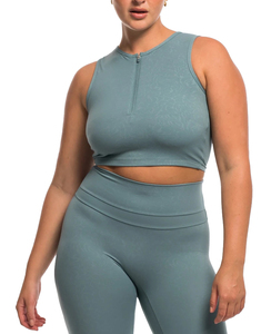 Nouveau haut court surdimensionné à la mode pour femmes grande taille Durable doux 87% Nylon 13% Spandex respirant court 87% Nylon 13% Spandex - Product Image 2