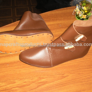 Thiết Kế Mới Màu Nâu Đen Da Khởi Động Siêu Ánh Sáng Bền Người Đàn Ông Ngoài Trời Khởi Động Viking Giày Khởi Động - Product Image 3