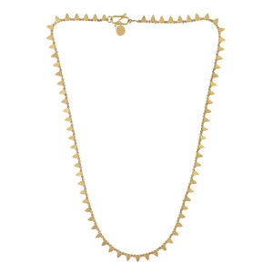 Joyería fina chapada en oro plata esterlina 925 collar liso boda compromiso cumpleaños regalo joyería - Product Image 1