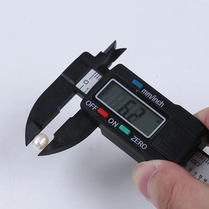 Top Quality White100% Natural <b>Loose</b>-6mm Rice Shaped Shiny White Half Drilled Cultured Freshwater <b>Pearl</b> Beads for Jewelry Making - Product Image 1