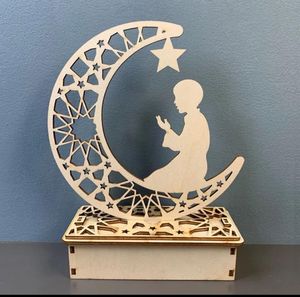 ของขวัญอิสลามศิลปะบนผนังของประดับประตูของตกแต่งรอมฎอนตัวอักษรทำจากไม้ - Product Image 5