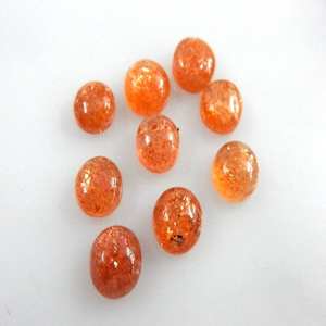 หินอัญมณีธรรมชาติทรงหลังเบี้ยแบบซันสโตนระดับพรีเมียมสำหรับทำเครื่องประดับได้รับการรับรองมาตรฐาน CMA ขนาด6-10มม. - Product Image 2