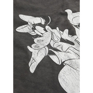 Camiseta de Manga Corta Personalizada para Mujer, Estilo Urbano, Oversize, Lavada, a Bajo Precio, Fabricada a Medida - Product Image 4
