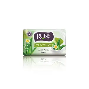 Rubis 60 gr Paper Wrapped Aloe Vera New Serie Best Hot sale beauty 100% Deep Cleansing ,Nourishing wholesale supplier Soap