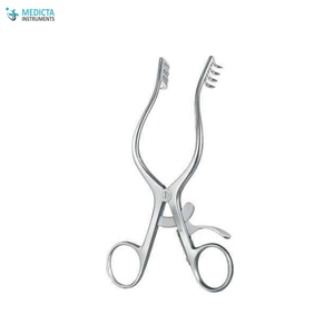 Rétracteur auto-retenant Mollison, pointe aiguë, 15,5 cm - Instruments chirurgicaux en acier inoxydable - Product Image 3