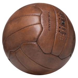 Ballon de basket vintage de qualité supérieure, style ballon de football à 18 panneaux, vieux style, antique, en cuir véritable - Product Image 1