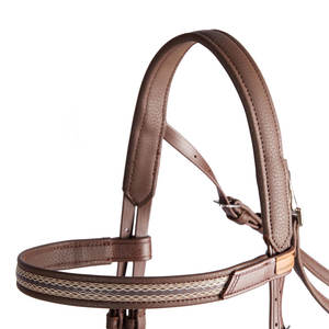 Venta caliente 100% cuero genuino occidental caballo ecuestre brida Halter con acolchado suave cómodo y duradero - Product Image 3