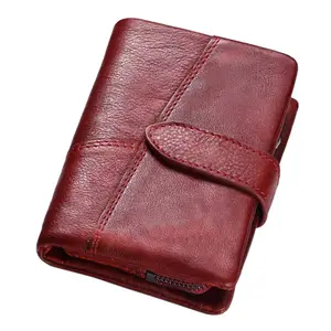 wallets for women fashionable rfid vintage leather custom logo 2020 holds lots of cards OME Multiple Promotional Delicate