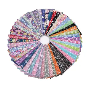 Хлопковая цветочная ткань «сделай сам» для роскошного шитья, модный студийный дизайнерский комплект