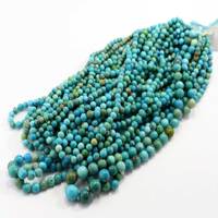 Perles en pierre précieuse pour la fabrication de bijoux, pierres précieuses naturelles bleues turquoises en vrac, prix d'usine, vente en gros