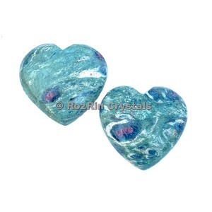 Buena calidad de corazón hinchable Ruby Fuchsite - Product Image 1