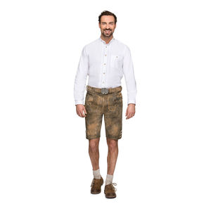 Lederhosen-pantalones cortos de Cuero 100%, ropa de ocio personalizada, bavario, tradicional alemán, venta al por mayor - Product Image 1