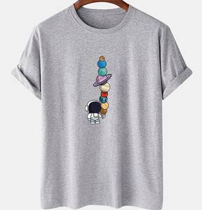 T-shirt en coton à imprimé graphique à la mode pour femmes T-shirt décontracté élégant avec tissu respirant doux d'art unique pour un usage quotidien - Product Image 6