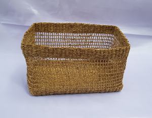 Paniers en jonc de mer brun rectangle de haute qualité nouveau panier design pour organisateur de rangement pour la maison et la cuisine du Vietnam - Product Image 2