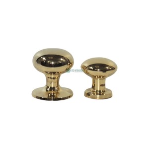 ลูกบิดประตูทองเหลืองแบบไม่เคลือบ - ลูกบิดขัดเงาคุณภาพสูง - ลูกบิดโลหะทำมือ - ผู้ผลิตขายส่งจำนวนมากจากอินเดีย - Product Image 1