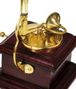 Meilleure qualité Vintage Style Antique Gramophone Player Home Decor Trombone - Product Image 4
