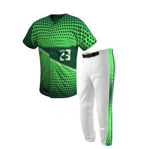 Ropa deportiva estampada de uniforme de béisbol para hombres transpirables más populares para jóvenes - Product Image 4