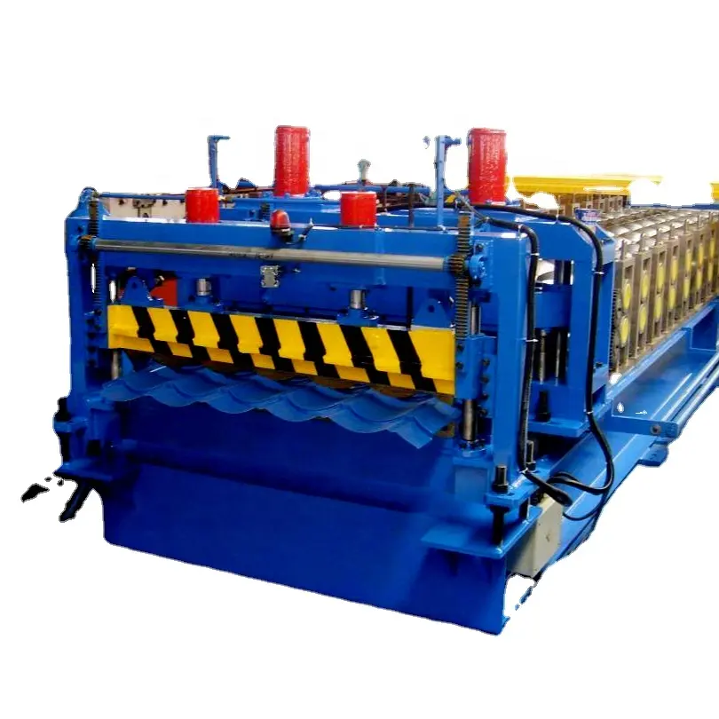 Automatic Color Steel Glazed Corrugated Roof Tile Roofing Sheet Roll Forming Machine