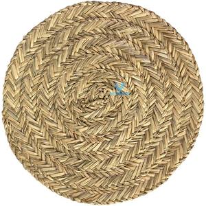 Best Selling Seagrass Rattan Water Hyacinth Weaving <b>Placemat</b> and Abajur Eco-Friendly Minimalist Decor Made in Vietnam - Product Image 1