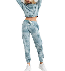 Custom Sublimation Women's Tracksuit Set Full Print <b>Hoodie</b> and Jogger Sportswear Fashion Gym Wear - Product Image 4