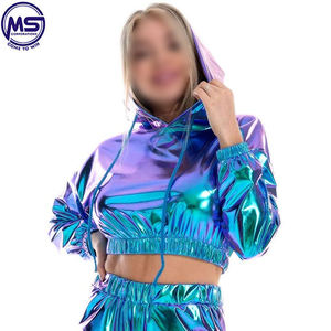 Best Selling With Latest Design for <b>Long</b> <b>Sleeves</b> Women Crop <b>Top</b> Hoodies - Product Image 3